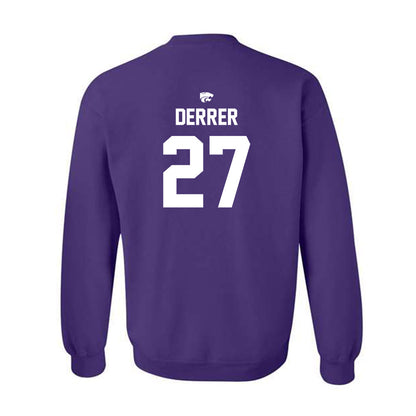 Kansas State - NCAA Women's Volleyball : Ellah Derrer - Replica Shersey Crewneck Sweatshirt-1