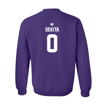 Kansas State - NCAA Women's Volleyball : Fuka Sekita - Replica Shersey Crewneck Sweatshirt-1