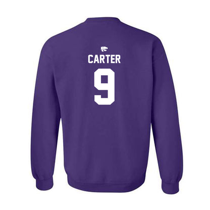 Kansas State - NCAA Women's Volleyball : Chandler Carter - Replica Shersey Crewneck Sweatshirt-1