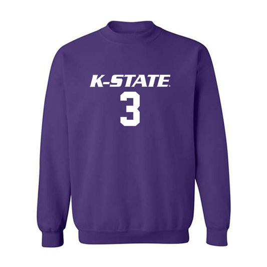 Kansas State - NCAA Women's Volleyball : Alex Klukvin - Replica Shersey Crewneck Sweatshirt-0