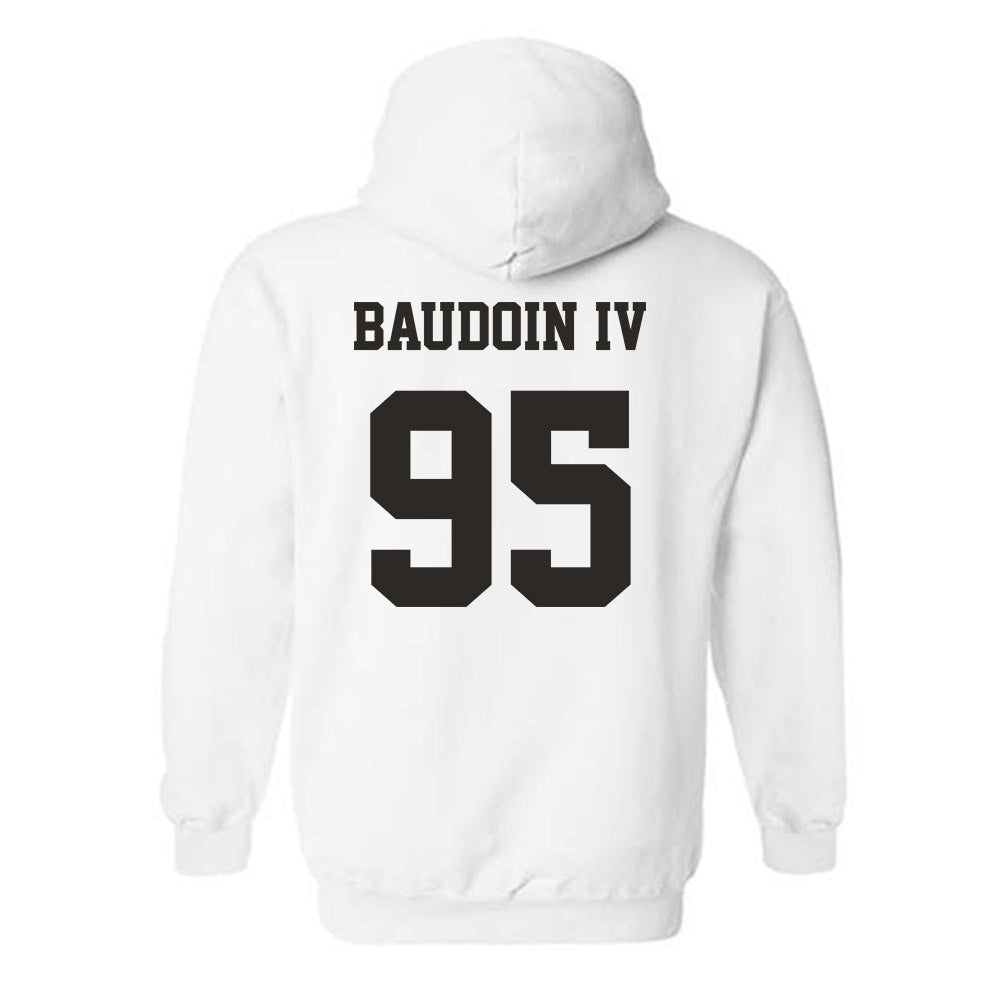 Louisiana - NCAA Football : Maxie Baudoin IV - Classic Shersey Hooded Sweatshirt-1