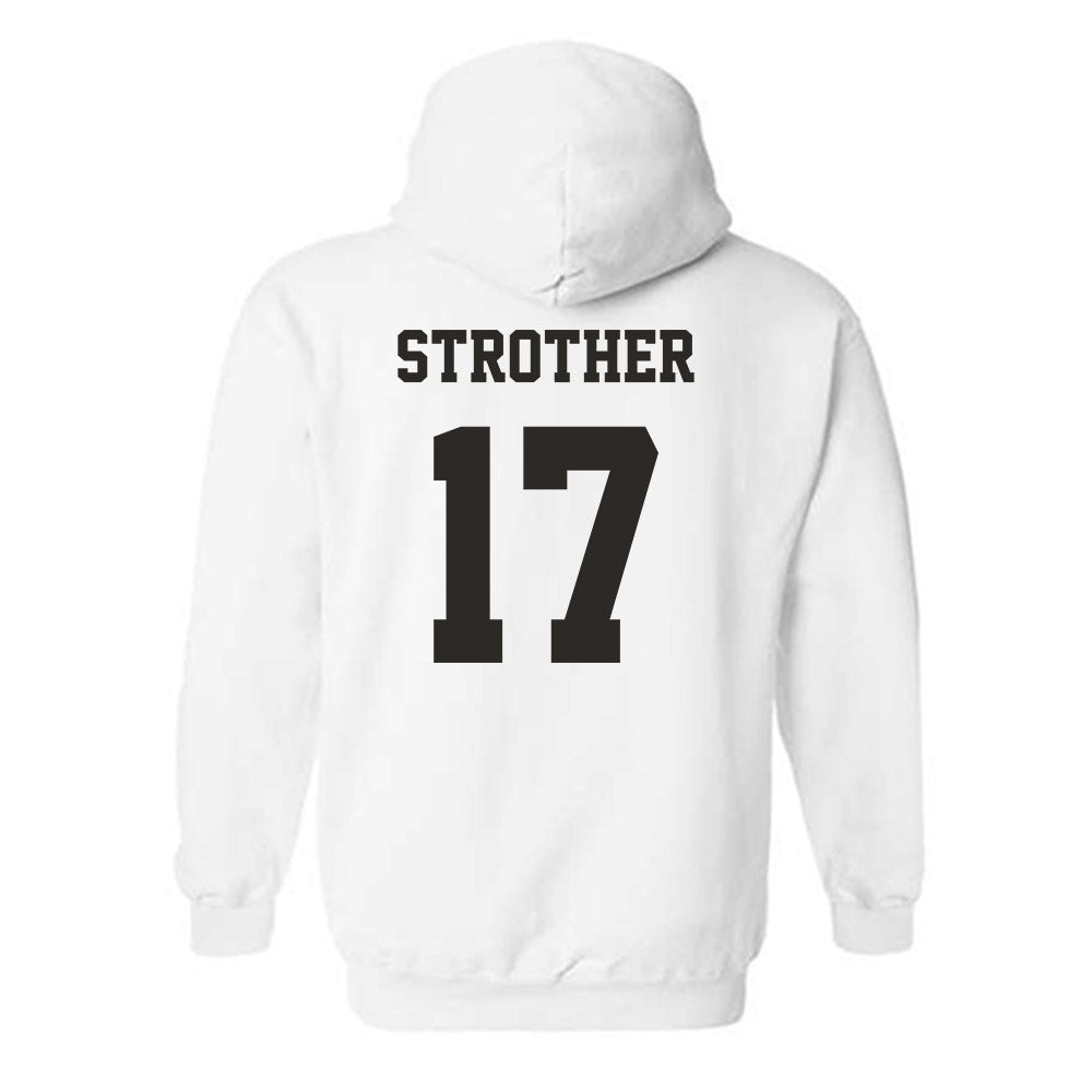 Louisiana - NCAA Football : Landon Strother - Classic Shersey Hooded Sweatshirt-1