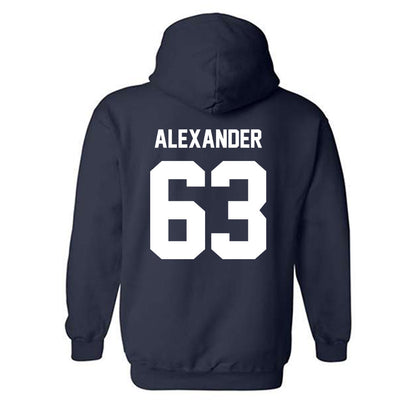 Georgia Southern - NCAA Football : Colin Alexander - Classic Fashion Shersey Hooded Sweatshirt-1