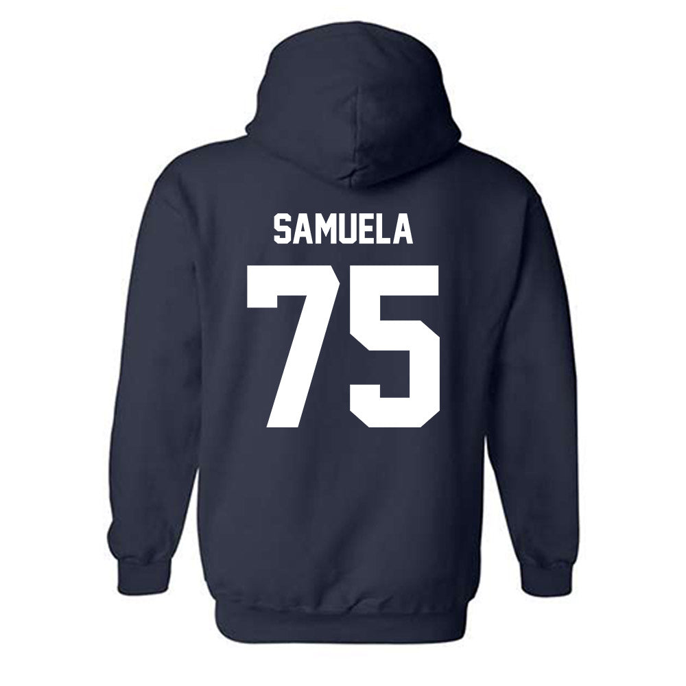 Georgia Southern - NCAA Football : Kingtriton Samuela - Classic Fashion Shersey Hooded Sweatshirt-1