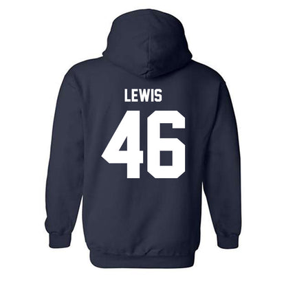 Georgia Southern - NCAA Baseball : Jax Lewis - Classic Fashion Shersey Hooded Sweatshirt-1