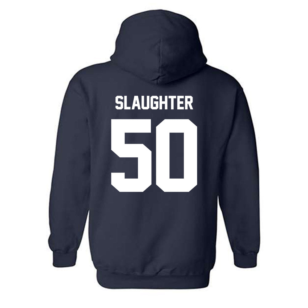 Georgia Southern - NCAA Football : Jaylen Slaughter - Classic Fashion Shersey Hooded Sweatshirt-1