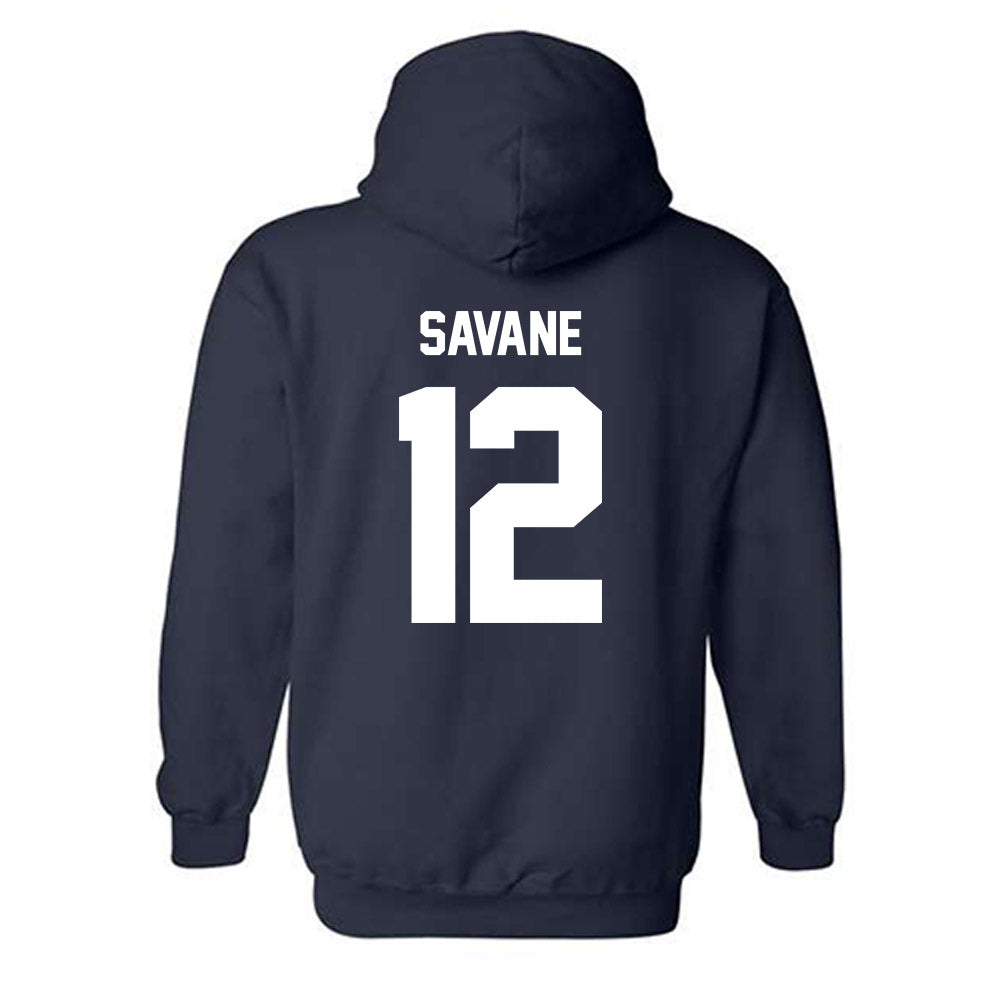 Georgia Southern - NCAA Men's Basketball : Elidjah Savane - Classic Fashion Shersey Hooded Sweatshirt-1