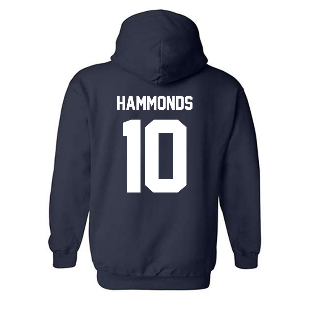 Georgia Southern - NCAA Football : Jacob Hammonds - Classic Fashion Shersey Hooded Sweatshirt-1