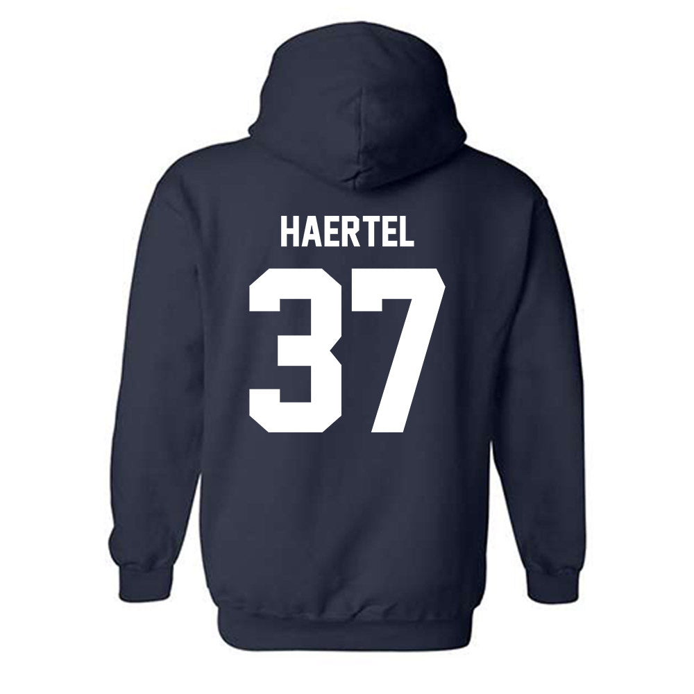 Georgia Southern - NCAA Football : Max Haertel - Classic Fashion Shersey Hooded Sweatshirt-1