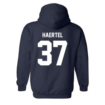 Georgia Southern - NCAA Football : Max Haertel - Classic Fashion Shersey Hooded Sweatshirt-1