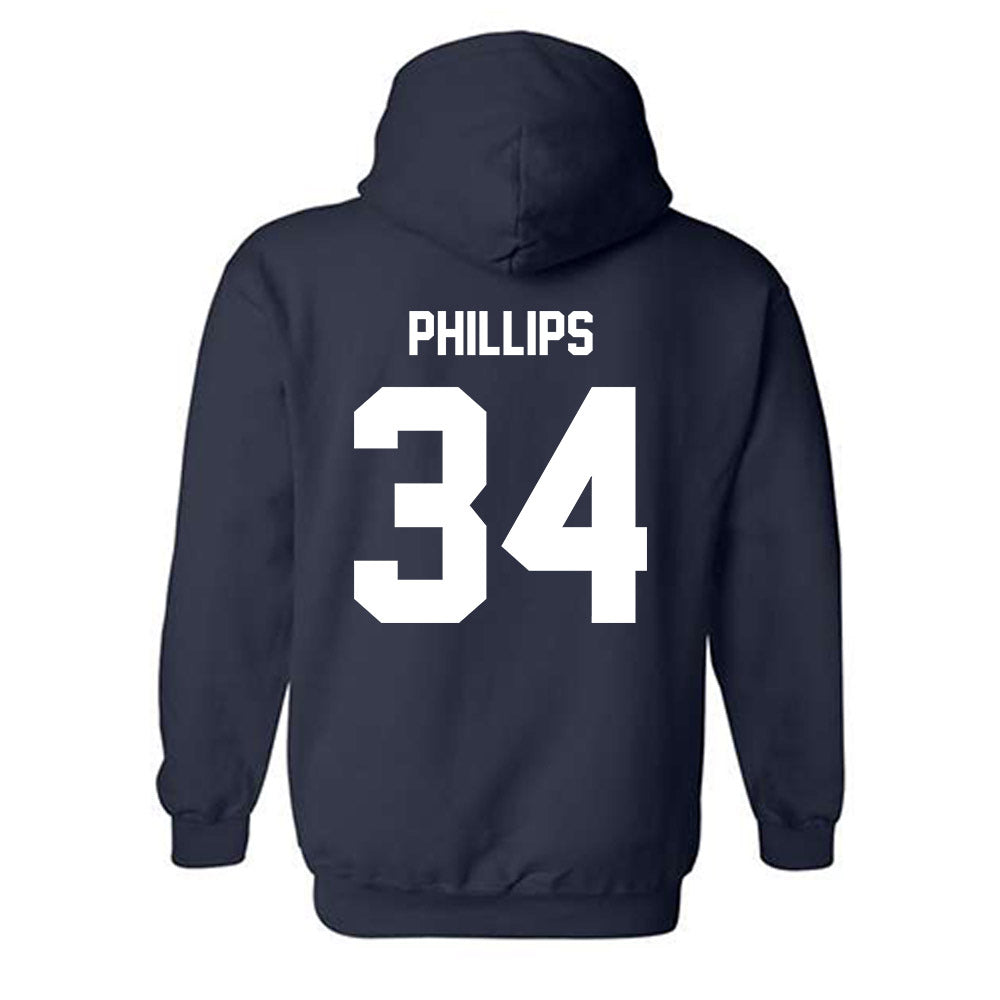 Georgia Southern - NCAA Baseball : Jacob Phillips - Classic Fashion Shersey Hooded Sweatshirt-1