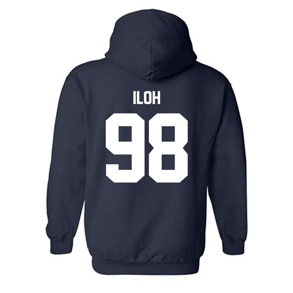 Georgia Southern - NCAA Football : Uche Iloh - Classic Fashion Shersey Hooded Sweatshirt-1