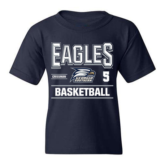 Georgia Southern - NCAA Men's Basketball : Cole Crissman - Classic Fashion Shersey Youth T-Shirt-0