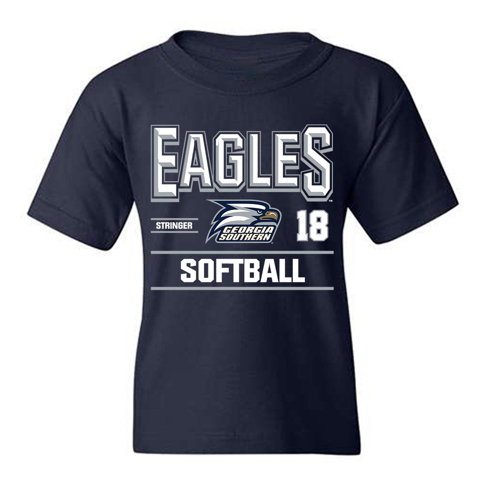 Georgia Southern - NCAA Softball : Shaylin Stringer - Classic Fashion Shersey Youth T-Shirt-0