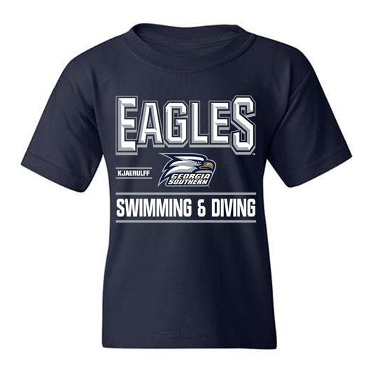 Georgia Southern - NCAA Women's Swimming & Diving : Victoria Kjaerulff - Classic Fashion Shersey Youth T-Shirt-0