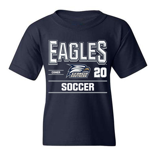 Georgia Southern - NCAA Women's Soccer : Addison Comer - Classic Fashion Shersey Youth T-Shirt-0