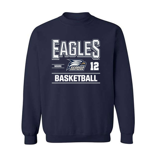 Georgia Southern - NCAA Men's Basketball : Tyren Moore - Classic Fashion Shersey Crewneck Sweatshirt-0
