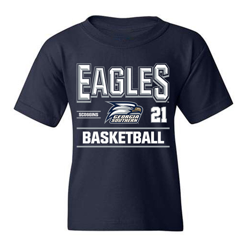 Georgia Southern - NCAA Women's Basketball : Laney Scoggins - Classic Fashion Shersey Youth T-Shirt-0