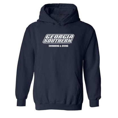 Georgia Southern - NCAA Women's Swimming & Diving : Grace Brunk - Classic Fashion Shersey Hooded Sweatshirt-0