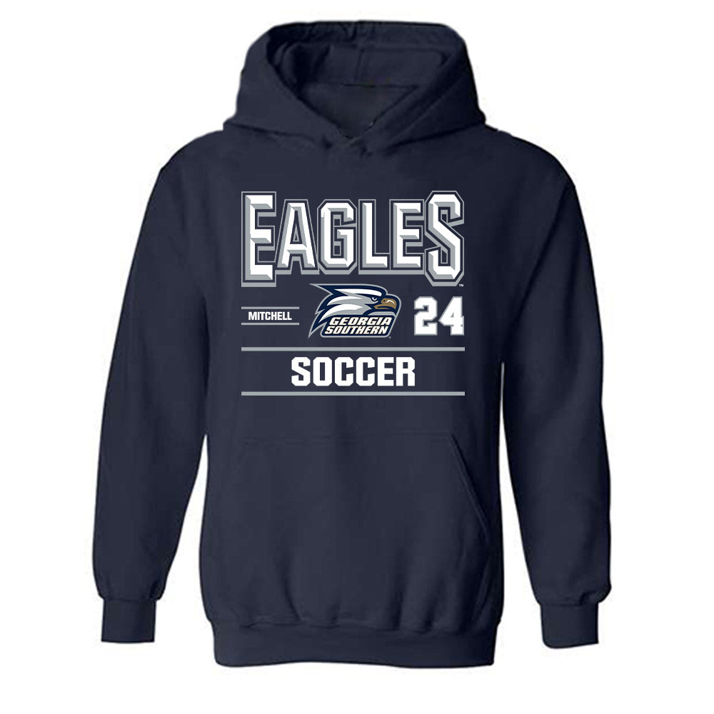 Georgia Southern - NCAA Women's Soccer : Keeva Mitchell - Classic Fashion Shersey Hooded Sweatshirt-0