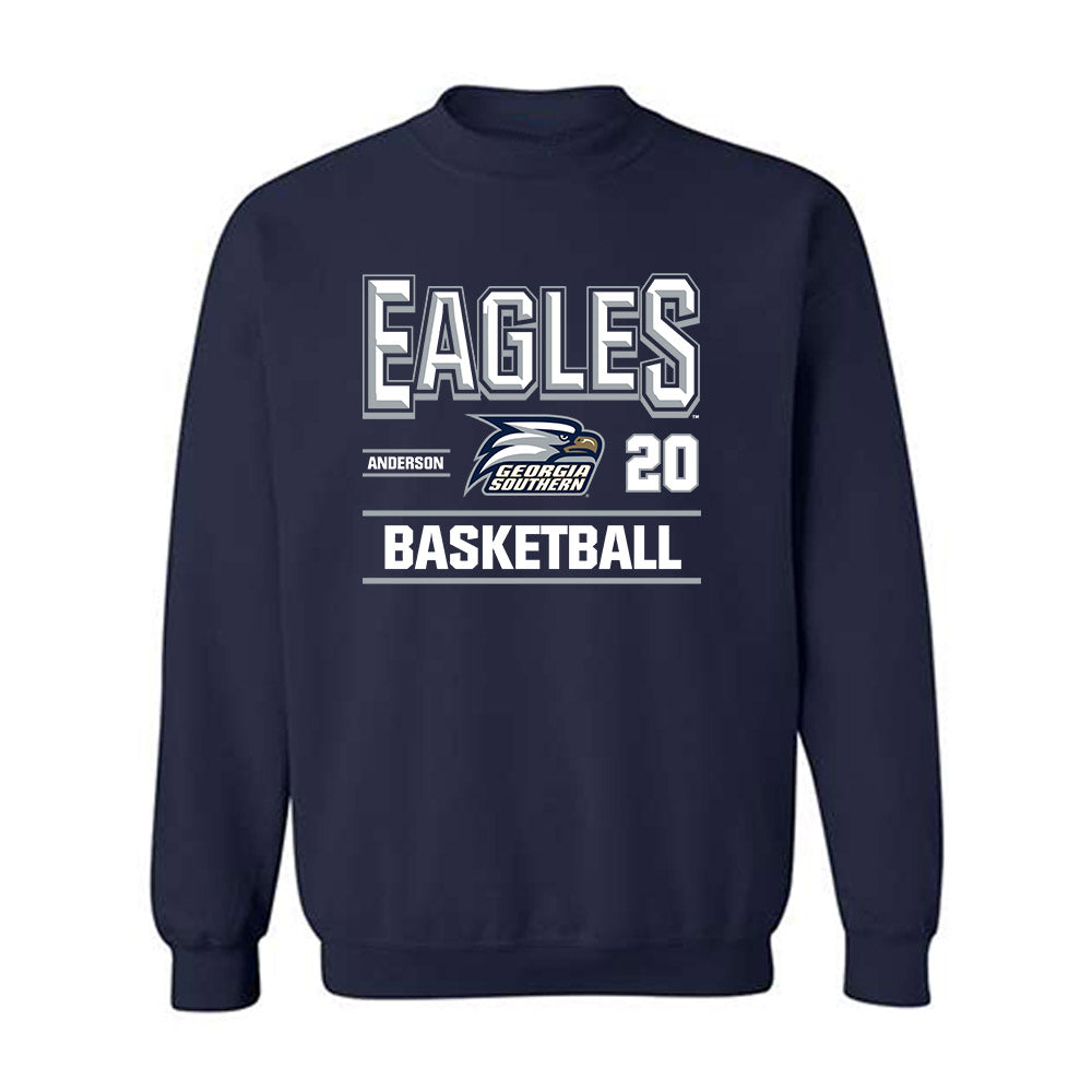 Georgia Southern - NCAA Women's Basketball : Lia Anderson - Classic Fashion Shersey Crewneck Sweatshirt-0