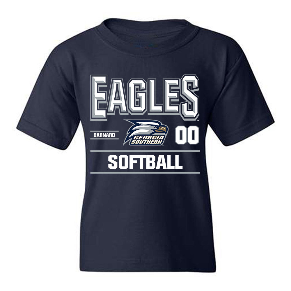 Georgia Southern - NCAA Softball : Alana Barnard - Classic Fashion Shersey Youth T-Shirt-0
