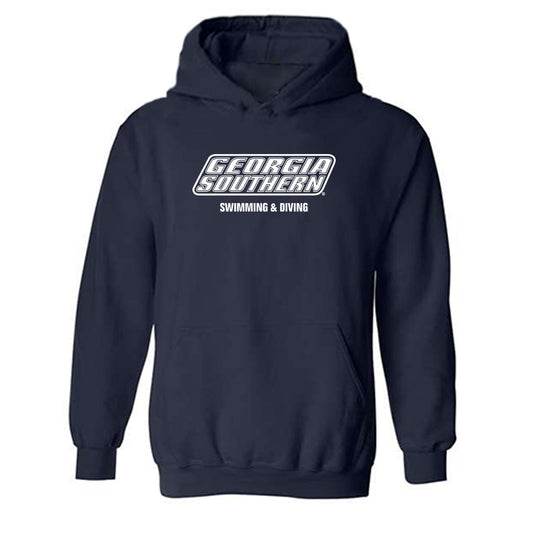 Georgia Southern - NCAA Women's Swimming & Diving : Sally Ouzts - Classic Fashion Shersey Hooded Sweatshirt-0