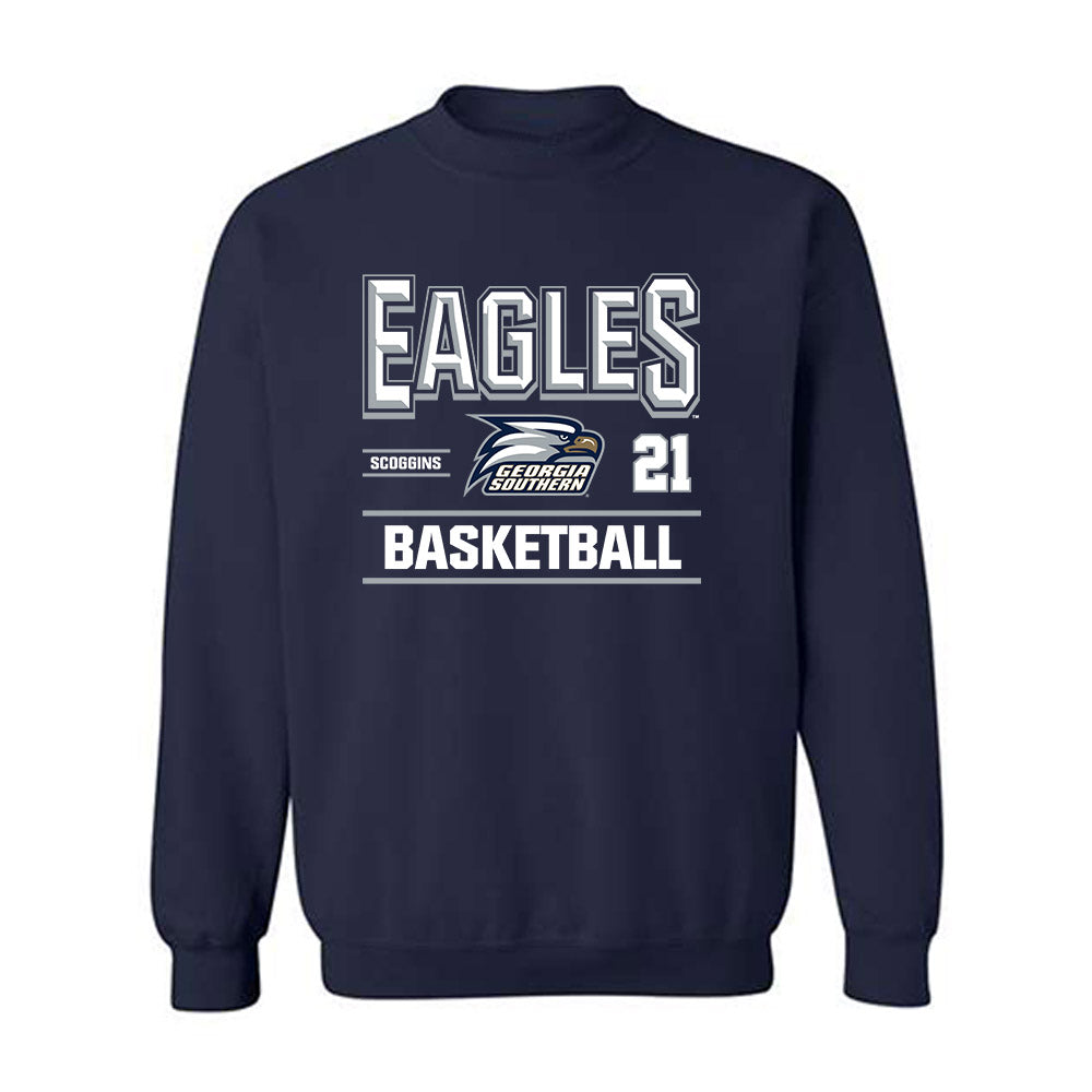 Georgia Southern - NCAA Women's Basketball : Laney Scoggins - Classic Fashion Shersey Crewneck Sweatshirt-0