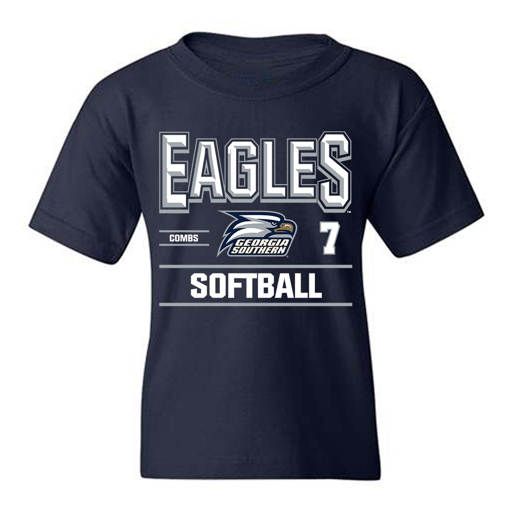 Georgia Southern - NCAA Softball : Valerie Combs - Classic Fashion Shersey Youth T-Shirt-0