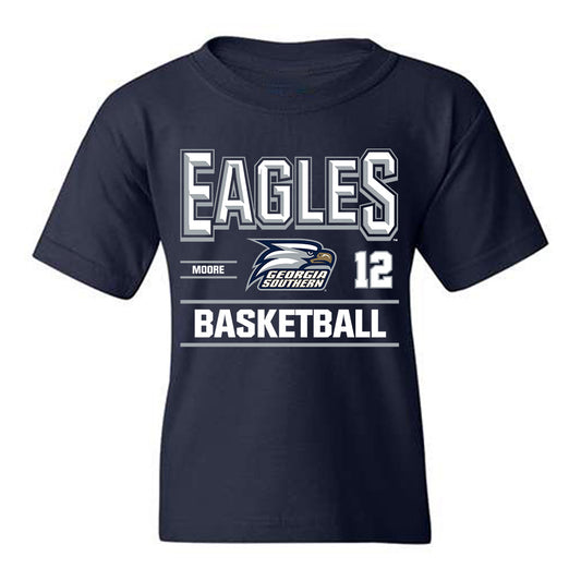 Georgia Southern - NCAA Men's Basketball : Tyren Moore - Classic Fashion Shersey Youth T-Shirt-0