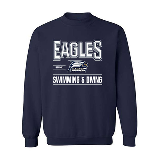 Georgia Southern - NCAA Women's Swimming & Diving : Grace Brunk - Classic Fashion Shersey Crewneck Sweatshirt-0
