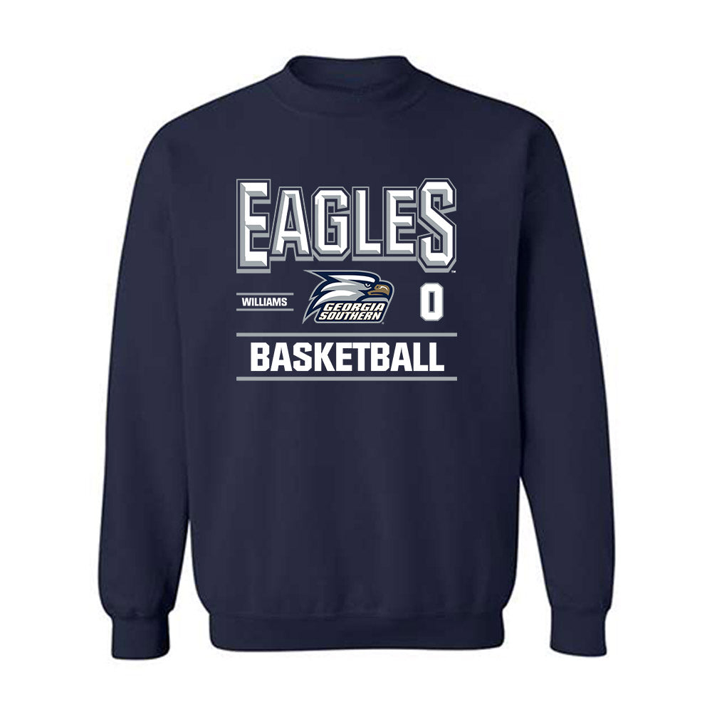 Georgia Southern - NCAA Men's Basketball : Jayden Williams - Classic Fashion Shersey Crewneck Sweatshirt-0