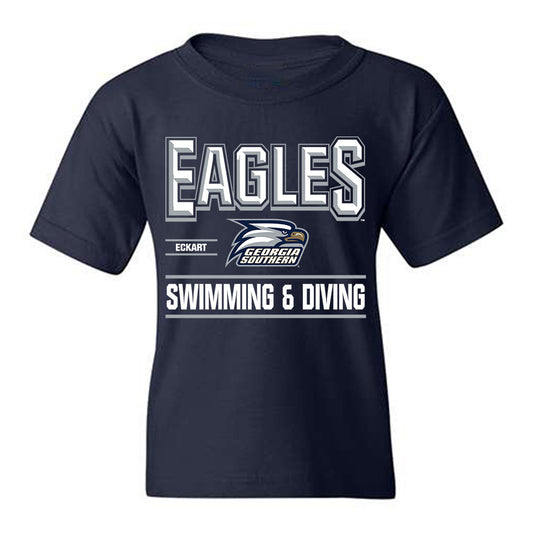 Georgia Southern - NCAA Women's Swimming & Diving : Hanna Eckart - Classic Fashion Shersey Youth T-Shirt-0