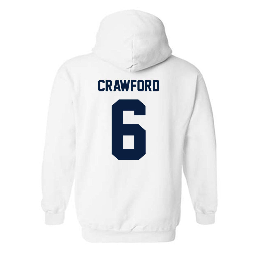 Georgia Southern - NCAA Men's Basketball : Jayden Crawford - Classic Fashion Shersey Hooded Sweatshirt-1
