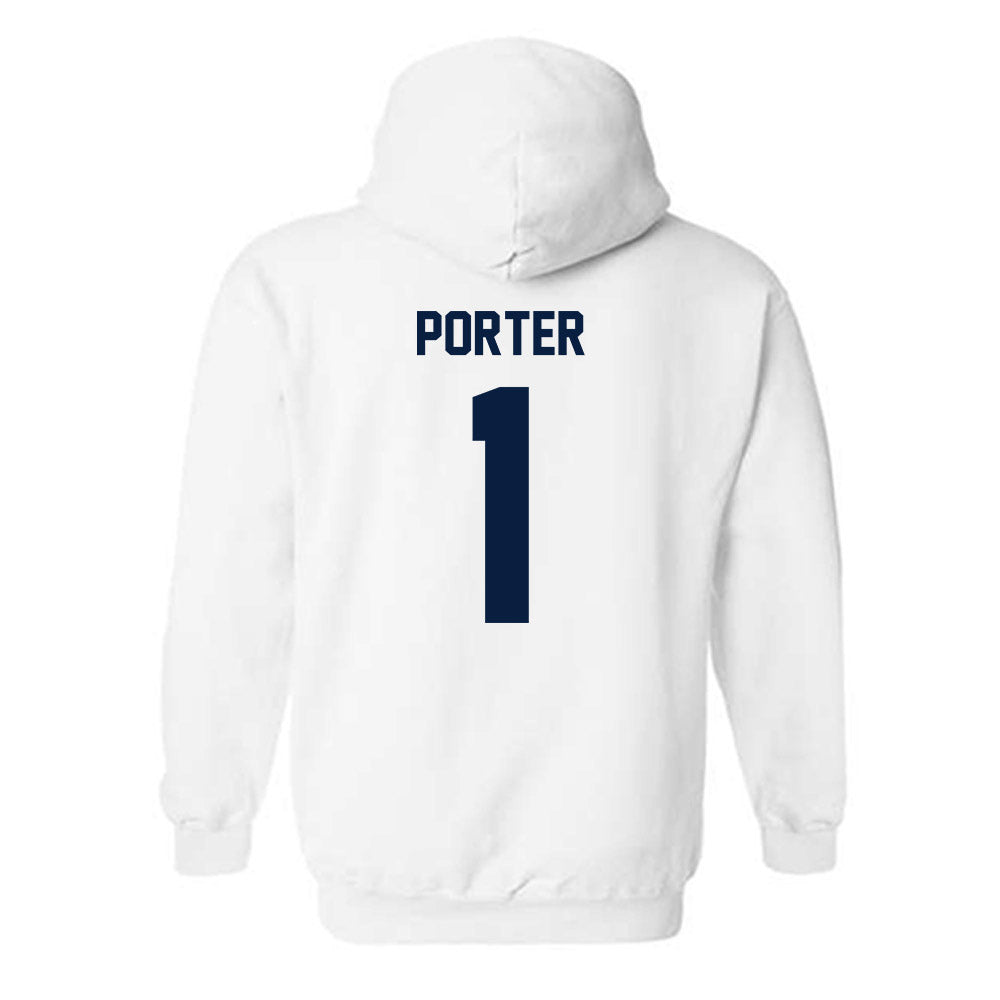 Georgia Southern - NCAA Women's Volleyball : Hadley Porter - Classic Fashion Shersey Hooded Sweatshirt-1