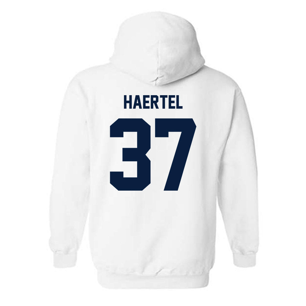 Georgia Southern - NCAA Football : Max Haertel - Classic Fashion Shersey Hooded Sweatshirt-1