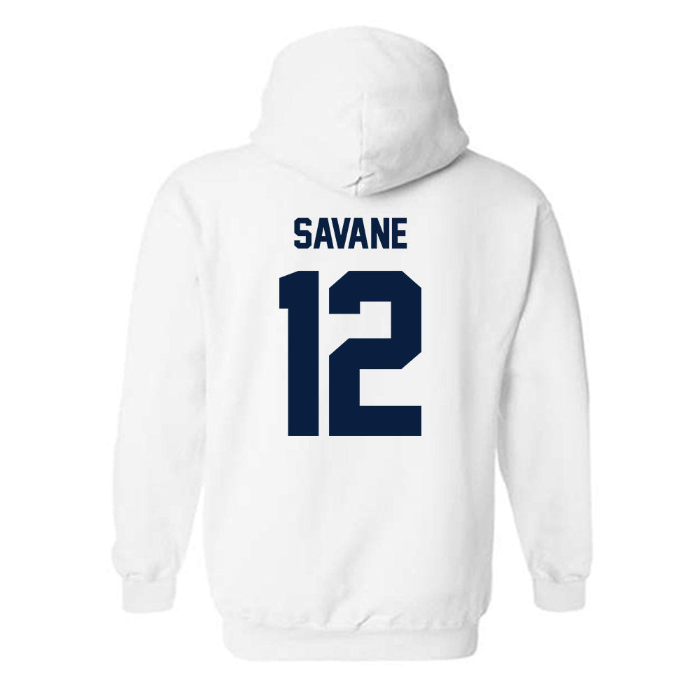 Georgia Southern - NCAA Men's Basketball : Elidjah Savane - Classic Fashion Shersey Hooded Sweatshirt-1