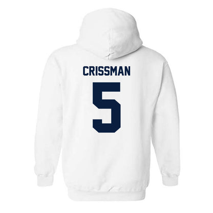 Georgia Southern - NCAA Men's Basketball : Cole Crissman - Classic Fashion Shersey Hooded Sweatshirt-1