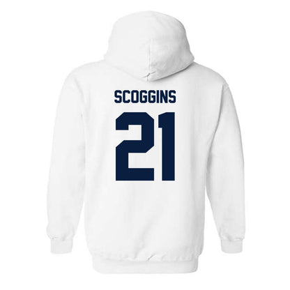 Georgia Southern - NCAA Women's Basketball : Laney Scoggins - Classic Fashion Shersey Hooded Sweatshirt-1