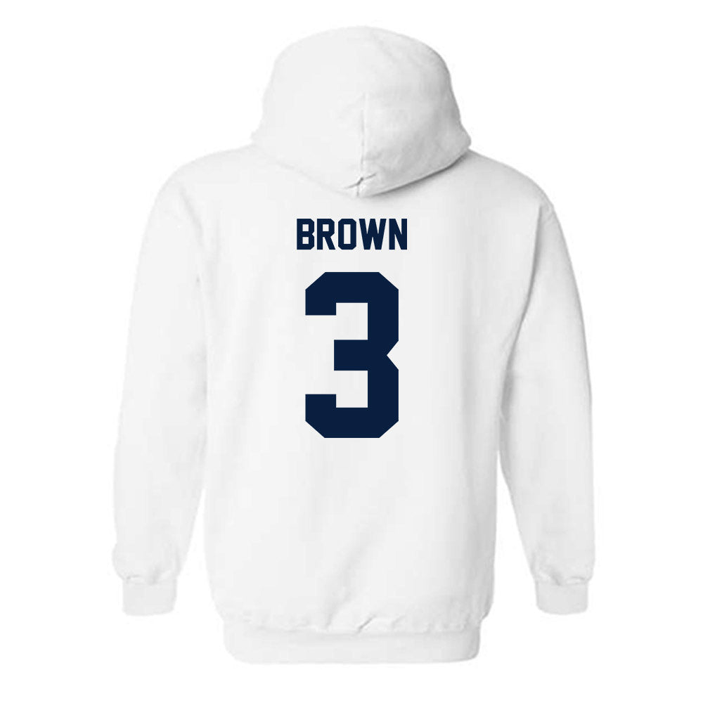 Georgia Southern - NCAA Women's Basketball : Nevaeh Brown - Classic Fashion Shersey Hooded Sweatshirt-1