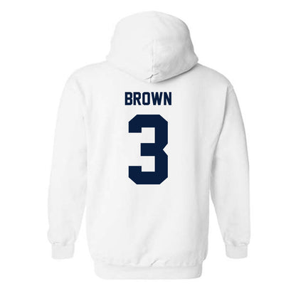 Georgia Southern - NCAA Women's Basketball : Nevaeh Brown - Classic Fashion Shersey Hooded Sweatshirt-1