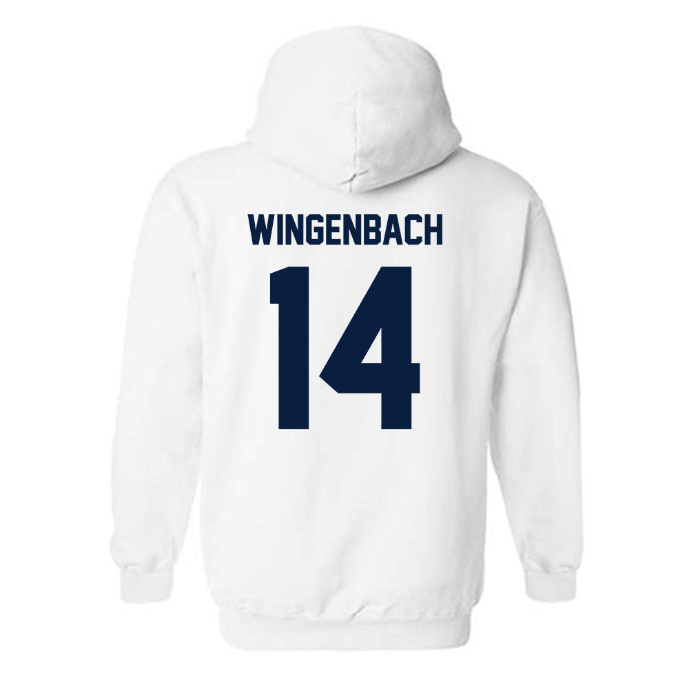 Georgia Southern - NCAA Women's Volleyball : Delaney Wingenbach - Classic Fashion Shersey Hooded Sweatshirt-1