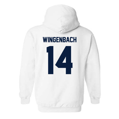 Georgia Southern - NCAA Women's Volleyball : Delaney Wingenbach - Classic Fashion Shersey Hooded Sweatshirt-1