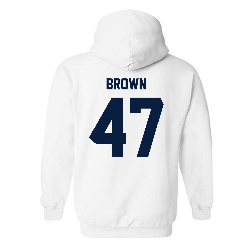 Georgia Southern - NCAA Football : Xavier Brown - Classic Fashion Shersey Hooded Sweatshirt-1