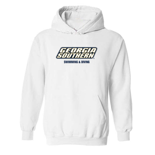 Georgia Southern - NCAA Women's Swimming & Diving : Victoria Kjaerulff - Classic Fashion Shersey Hooded Sweatshirt-0