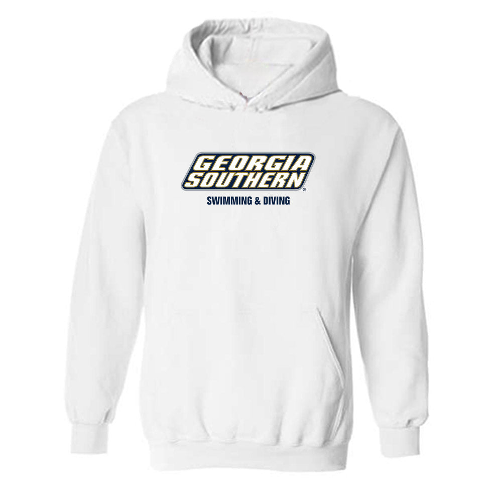 Georgia Southern - NCAA Women's Swimming & Diving : Sterling Burd - Classic Fashion Shersey Hooded Sweatshirt-0