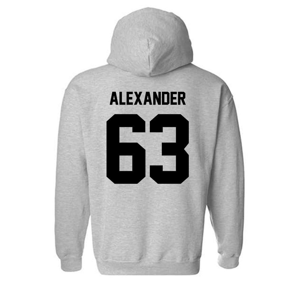 Georgia Southern - NCAA Football : Colin Alexander - Classic Fashion Shersey Hooded Sweatshirt-1