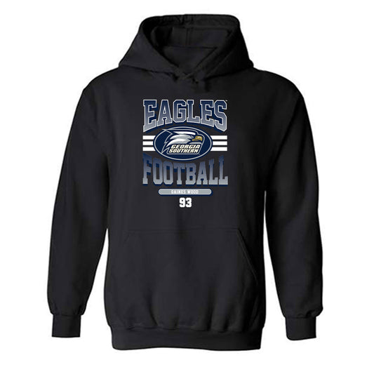 Georgia Southern - NCAA Football : Gaines Wood - Classic Fashion Shersey Hooded Sweatshirt-0