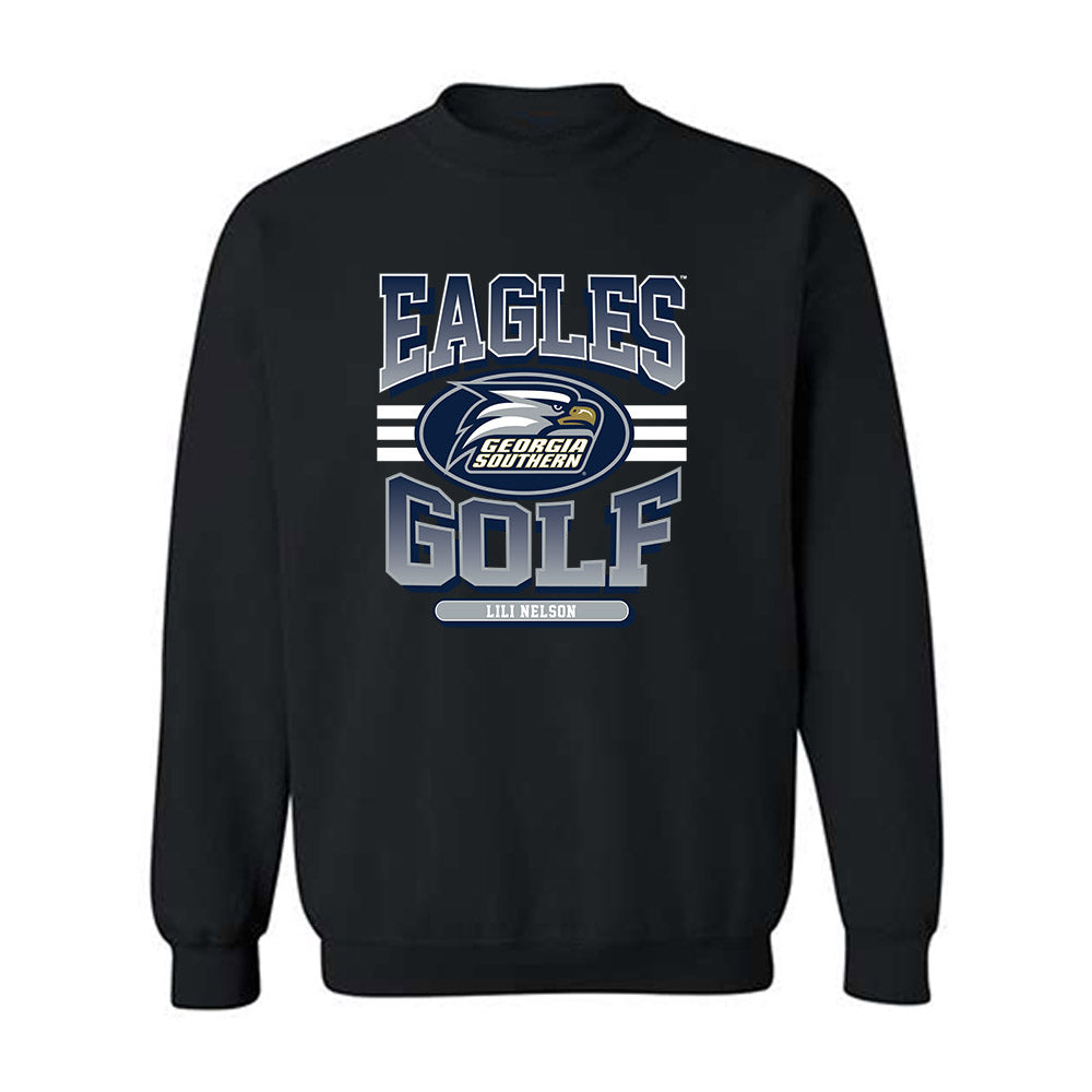Georgia Southern - NCAA Women's Golf : Lili Nelson - Classic Fashion Shersey Crewneck Sweatshirt-0
