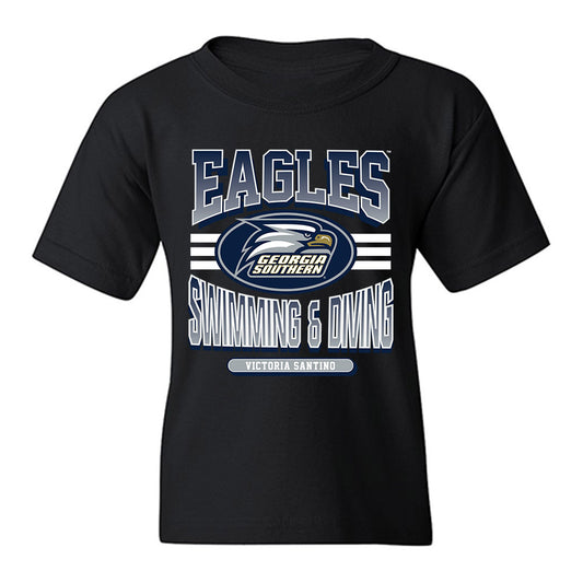 Georgia Southern - NCAA Women's Swimming & Diving : Victoria Santino - Classic Fashion Shersey Youth T-Shirt-0